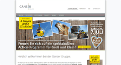 Desktop Screenshot of ganser-gruppe.de